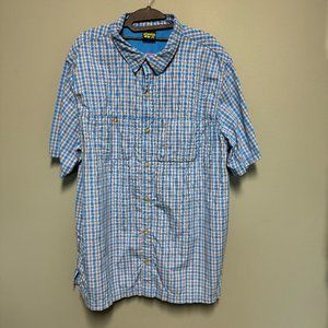 Koppen Plaid Shirt Men's‎ 2XL Lightweight Breathable Casual
